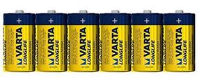 Baterijas Varta Longlife Extra, C/LR14, 1.5 V