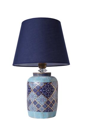 Galda stāvlampas Opviq YL508, E27, 60W, zila krās./daudzkrāsaina