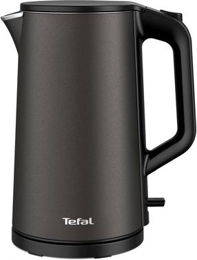 Prekė su pažeista pakuote. Elektrinis virdulys Tefal Double Layer KI583E10, 1.5 l, tamsiai pilka sp.