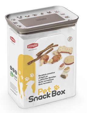 Mājdzīvnieku barības uzglabāšanas kaste Zolux Snack Box, 2.2 l, 15.5 cm x 10 cm x 19.5 cm