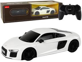  Rc automobilis Rastar Audi R8, 1:24, balta sp.