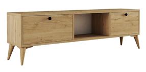 TV staliukas Kalune Design Syena, ąžuolo sp., 138 cm x 29.6 cm x 42.6 cm