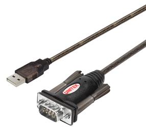 Vads Unitek Y-105 USB To Serial Converter USB male, RS-232 male, 1.5 m, melna krās.