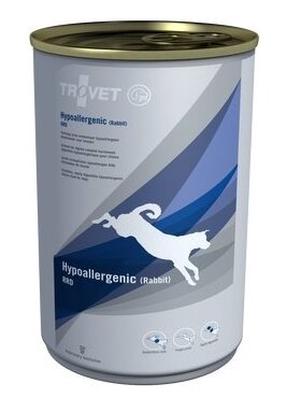 Влажный корм для собак Trovet Hypoallergenic Rabbit, крольчатина, 0.4 кг