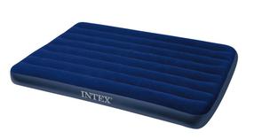 Piepūšams matracis Intex 64758, zila krās., 191 cm x 137 cm x 25 cm