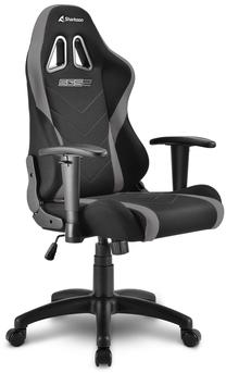 Spēļu krēsls Sharkoon Skiller SGS2 Jr, 49 x 43 x 100 - 106 cm, melna krās./pelēka krās.