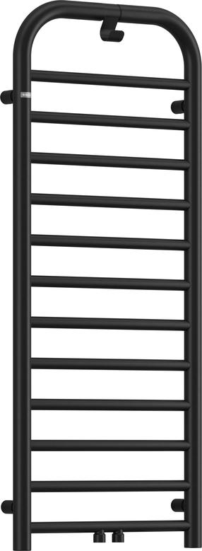 Veekütte rätikuradiator Deante Silia, must v., 50 cm x 121 cm, 458 W