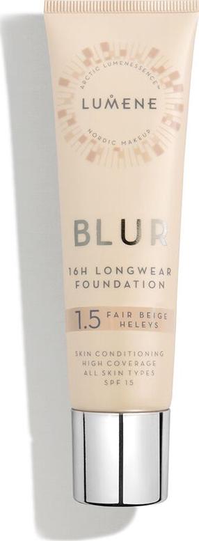 Крем пудра Lumene Blur, SPF 15, fair beige цв., 1.5, 30 мл