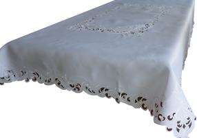 Staltiesė stačiakampė OH-151-A, balta sp., 150 x 350 cm