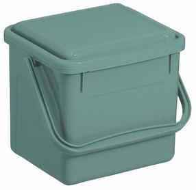 Šiukšliadėžė Rotho Bio, žalia sp., 4.5 l, 18 cm x 21 cm