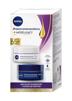 Набор кремов для лица Nivea Anti-Wrinkle + Shaping Day & Night, 50 мл, 65+, SPF 30, 2 шт.
