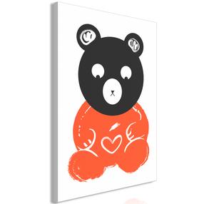 Reprodukcija Artgeist Thoughtful Bear KR42, 80 cm x 120 cm