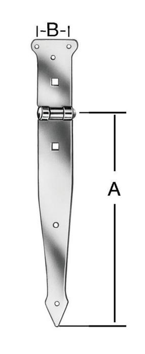 Петля для ворот Vorman, 3.5 см