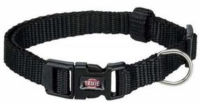 Antkaklis šunims Trixie Premium, juoda sp., 150 - 250 mm x 10 mm, XXS-XS