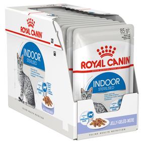 Šlapias kačių maistas Royal Canin Indoor In Jelly, 0.085 kg x 12 vnt.