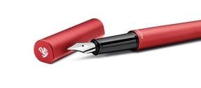 Перьевая ручка Pelikan Ineo, для левшей/для правшей, красный цв.