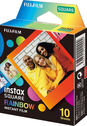 Kiirfotoplaadid Fujifilm Instax Square Rainbow, kaadrite arv 10