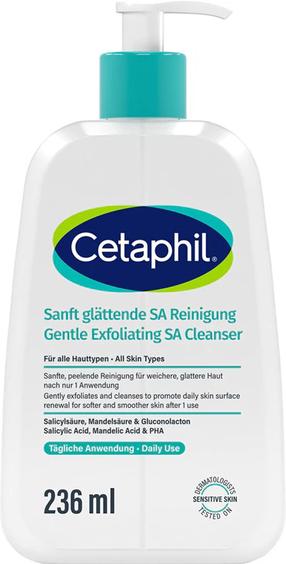 Näo koorimine, geel Cetaphil SA Gentle, 236 ml
