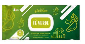 Dzīvnieku kopšanas salvetes Record Te Verde 10870685, 40 gab.