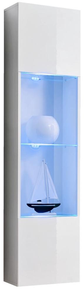Vitriinkapp ASM Fly 42, valge v., 40 cm x 29 cm x 170 cm