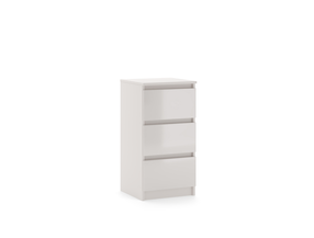 Naktinis staliukas Simple, skaidri sp./kašmyro sp., 78.5 cm x 40 cm x 39 cm