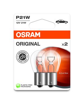 Автомобильная лампочка Osram 7506-2BL, накаливания, прозрачный цв., 12 В