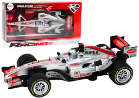  Žaislinis automobilis Lean Toys Racing High Speed, 1:9, sidabro sp.