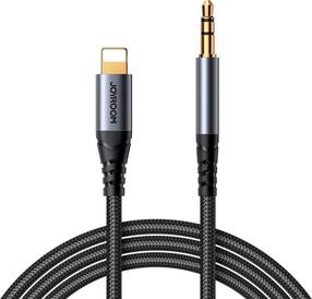 Провод Joyroom SY-A06 3.5 mm Male, Lightning Male, 1.2 м, черный цв.