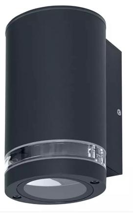 Āra sienas lampa Ledvance Endura Classic, 35W, GU10, IP44, pelēka krās., 10.4 cm x 16.3 cm