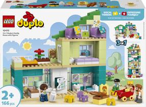 Конструктор LEGO® DUPLO® Town Современный семейный дом «3 в 1» с фигурками 10470, 166 шт.