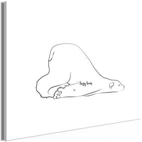 Reprodukcija Artgeist Lazy Bear KR42, 90 cm x 60 cm