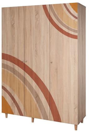 Шкаф Kalune Design Lena 978, коричневый цв., 52 см x 135 см x 192 см
