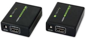 Buitinis ilgintuvas Techly HDMI Extender by Cat 6/6a/7, juoda sp.