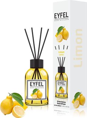 Namų kvapas, kvapiosios lazdelės Eyfel Lemon, 110 ml Geltona sp.
