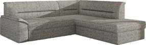 Kampinė sofa Elano Berlin 01, pilka sp., dešininė, 255 x 212 cm x 90 cm