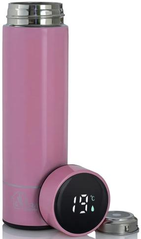 Термо-кружка Extralink Smart Travel Mug, 0.5 л, розовый цв.