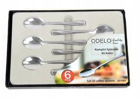 Lusikas Odelo Elvira 1061, roostevaba teras, hõbe v., 6 tk, 11 cm