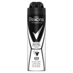 Мужской дезодорант Rexona Men Invisible Black + White 48h, 150 мл