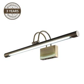 Lampa paredzēts attēliem/spoguļiem Domoletti Valve MB914009, LED, 6000 °K, 1 x 14 W, bez abažūra / zelta krās.