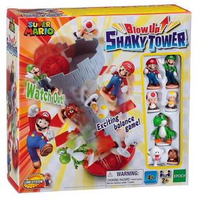 Stalo žaidimas Epoch Super Mario Blow Up Shaky Tower 7356, EN
