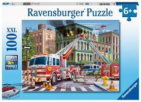 Pusle Ravensburger Fire Trucks 133291, 49 cm x 36 cm, 100 tk, mitmevärviline