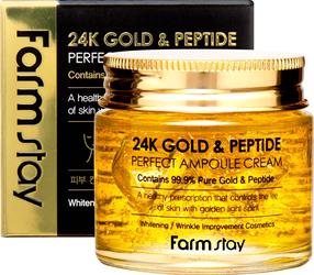 Veido kremas - gelis Farmstay 24K Gold & Peptide Perfect, 80 ml
