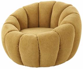 Atpūtas krēsls Leisure Furniture Gaspar 2, sinepju krās., 95 cm x 90 cm x 60 cm