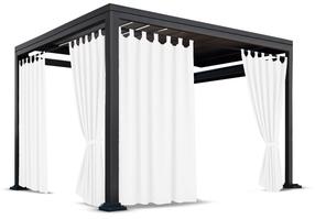 Pavėsinės užuolaida, 155 cm x 220 cm, balta sp.