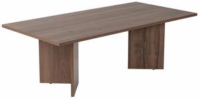 Kavos staliukas Nordure Sabin, rudas, 60 cm x 119 cm x 40 cm