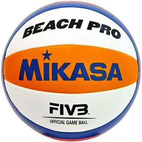 Tinklinio kamuolys Mikasa Beach Pro BV550C-WYBR, 5 dydis, mėlyna sp./balta sp./oranžinė sp.