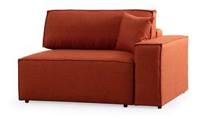 Kampinė sofa - lova Atelier Del Sofa Pirlo, tamsiai pilka sp., kairinė, 260 x 100 cm x 88 cm