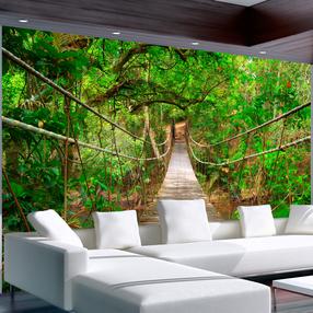 Fototapetas Artgeist Bridge amid greenery SNEW010380, 70 cm x 100 cm