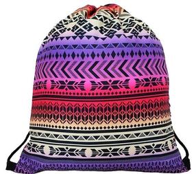 Apavu soma Aztec Print, balta krās./melna krās./rozā krās.