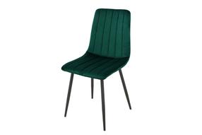 Valgomojo kėdė Domoletti Harry 53000006459, juoda sp./tamsiai žalia sp., 45 cm x 55.5 cm x 88 cm